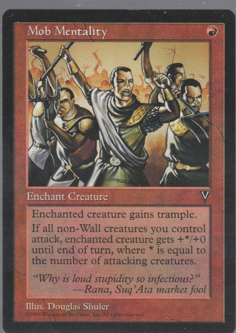 Mob Mentality - VG - Visions - Magic the Gathering
