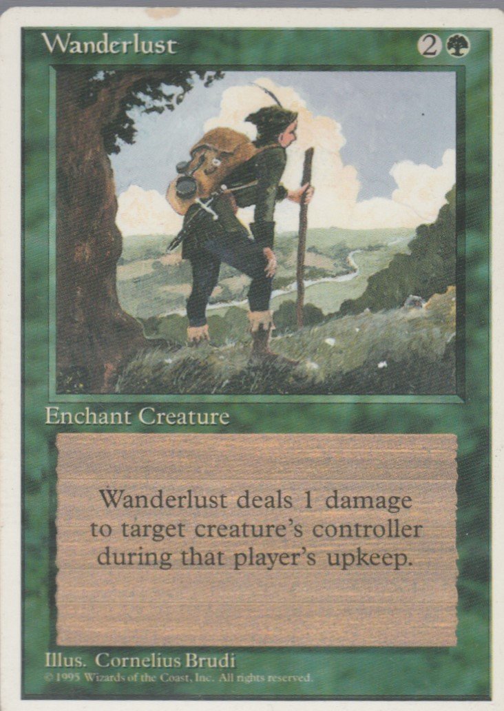 Wanderlust - Good - 4th Edition - Magic the Gathering