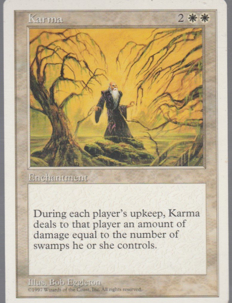Karma - VG - 5th Edition - Magic the Gathering