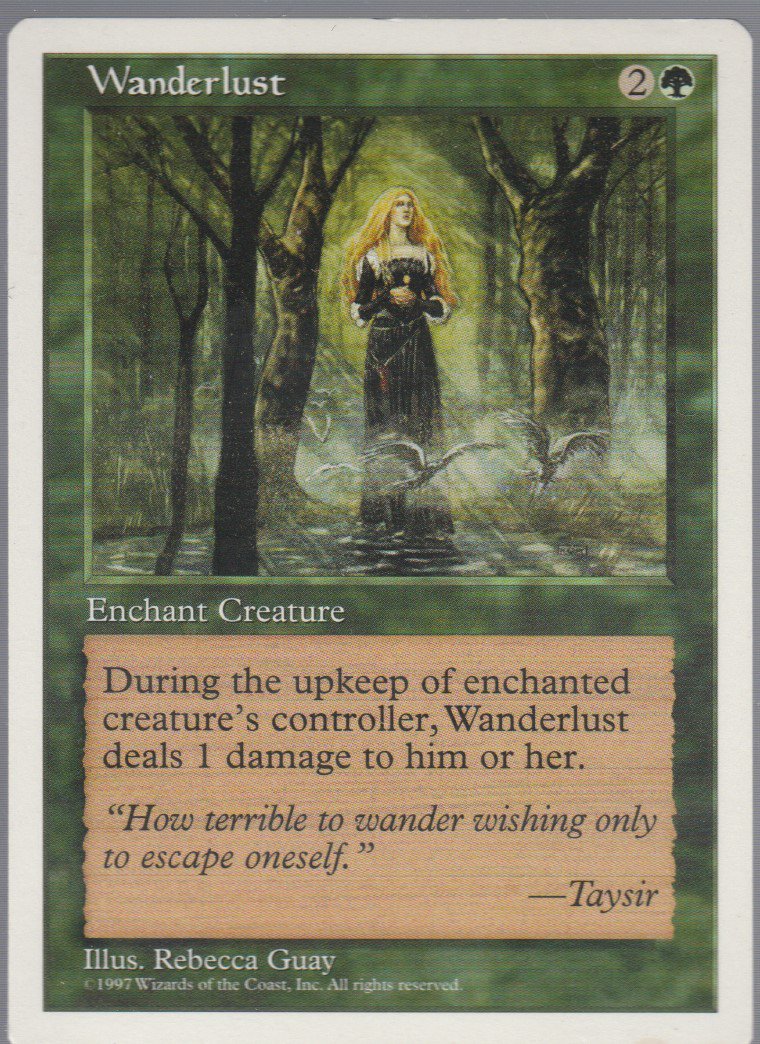 Wanderlust - VG - 5th Edition - Magic the Gathering