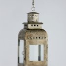 Hanging Iron Lantern with Hand engraving