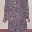 NWT 100% Silk SUSAN BRISTOL Skirt Outfit Sz 4