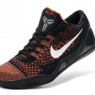 639045 418 Nike Kobe 9 Elite Low Black Varisty Red White Basketball Shoes