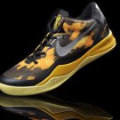 Nike Zoom Kobe 8 VIII Shoes Black Yellow