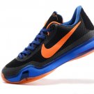 2015 new Nike Zoom Kobe X (10) black blue orange men basketball shoes