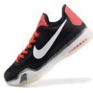 2015 new Nike Zoom Kobe X (10) black red white men basketball shoes
