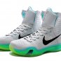 2015 NIKE Kobe 10 high top men basketball shoes grey green