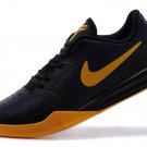 NIKE KB MENTALITY kobe 10 men basketball shoes black blue yellow