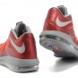 2013 New Nike Lebron 10 X Low Red Grey mens basketball shoes