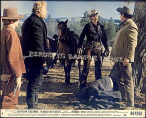 GOOD GUYS & THE BAD GUYS ~ '69 Western Movie Photo ~  George KENNEDY / Robert MITCHUM