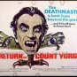 RETURN OF COUNT YORGA ~ '71 AIP Half-Sheet Vampire Movie Poster ~  ROBERT QUARRY / MARIETTE HARTLEY