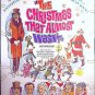 CHRISTMAS THAT ALMOST WASN'T ~ Rare-Size '72 40x60 Movie Poster ~ ROSSANO BRAZZI / SANTA CLAUS