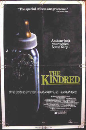 KINDRED ~ Orig '87 HORROR 1-Sheet Movie Poster ~ AMANDA PAYS / DAVID ALLEN BROOKS / KIM HUNTER