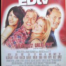 ED TV - '99 1-Sheet Movie Poster - MATTHEW McCONAUGHEY / JENNA ELFMAN / WOODY HARRELSON / LIZ HURLEY