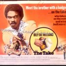 The TAKE ~ '71 Orig Half Sheet Movie Poster ~  BILLY DEE WILLIAMS / EDDIE ALBERT / FRANKIE AVALON