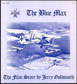 The BLUE MAX ~ Near-Mint '66 Movie Soundtrack Vinyl LP ~ JERRY GOLDSMITH