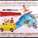 SUPERDAD ~ '74 Half-Sheet  WALT DISNEY Movie Poster ~ BOB CRANE / KURT RUSSELL / BARBARA RUSH