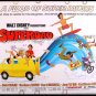 SUPERDAD ~ '74 Half-Sheet  WALT DISNEY Movie Poster ~ BOB CRANE / KURT RUSSELL / BARBARA RUSH