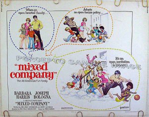 MIXED COMPANY ~ '74 FRANK FRAZETTA Art Half-Sheet Movie Poster ~ BARBARA HARRIS / JOSEPH BOLOGNA