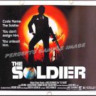 THE SOLDIER ~ '82 Half-Sheet 22X28 SPY Movie Poster ~ KEN WAHL / KLAUS KINSKI