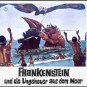 DESTROY ALL MONSTERS ~ '69 TOHO HORROR Movie Lobby Card 4 ~ GODZILLA & MOTHRA