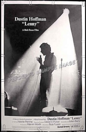 LENNY ~ '74 Rare Size 40X60 Movie Poster ~ DUSTIN HOFFMAN / BOB FOSSE / LENNY BRUCE / STAND UP COMIC