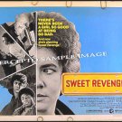 SWEET REVENGE ~ RARE '77 Half-Sheet Movie Poster ~ STOCKARD CHANNING / SAM WATERSTON
