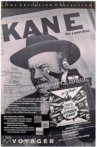 CITIZEN KANE ~ 80s Criterion 1-Sheet LIMITED EDITION Poster ~ ORSON ...