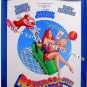 ROLLERCOASTER RABBIT ~ '90 Rare Movie Featurette Cartoon Poster ~ ROGER RABBIT / BABY HERMAN