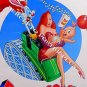 ROLLERCOASTER RABBIT ~ '90 Rare Movie Featurette Cartoon Poster ~ ROGER RABBIT / BABY HERMAN