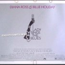 LADY SINGS THE BLUES ~ '72 Half-Sheet BILLIE HOLIDAY Movie Poster ~  DIANA ROSS / RICHARD PRYOR