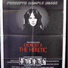EXORCIST II THE  HERETIC ~  '77 1-Sheet Movie Poster ~  LINDA BLAIR / RICHARD BURTON / LETTICK Art