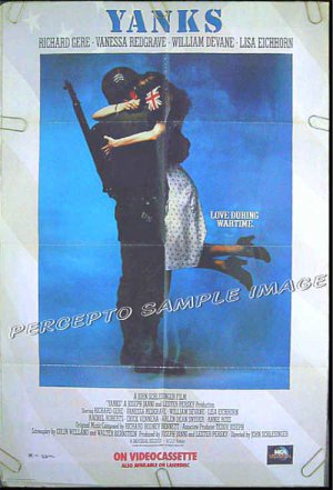 YANKS ~ '79 1-Sheet Movie Poster ~  RICHARD GERE / VANESSA REDGRAVE / WILLIAM DEVANE