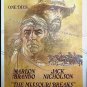 MISSOURI BREAKS ~ '76 40x60 Movie Poster ~ MARLON BRANDO / JACK NICHOLSON / BOB PEAK Art