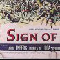 SIGN OF THE GLADIATOR ~ '59 Half-Sheet Movie Poster ~ ANITA ECKBERG / REYNOLD BROWN Art