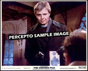The ODESSA FILE ~ Original Color '74 Movie Photo ~ JON VOIGHT / SPY THRILLER