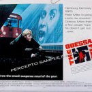 The ODESSA FILE ~ Ex-Cond '74 Half-Sheet SPY THRILLER Movie Poster ~ JON VOIGHT