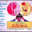 The MARRIAGE OF A YOUNG STOCKBROKER ~ Sexy '71 Half-Sheet Movie Poster ~ RICHARD BENJAMIN / VOYEUR