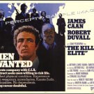 The KILLER ELITE ~ Rolled '75 Half-Sheet Movie Poster ~ JAMES CAAN / ROBERT DUVAL / SAM PECKINPAH
