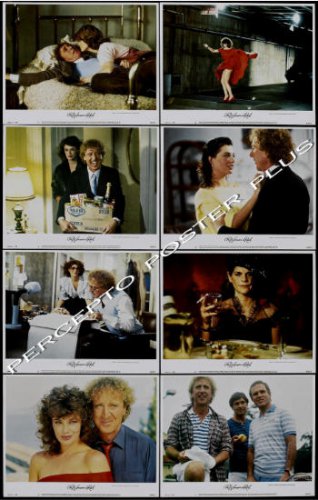 The WOMAN IN  RED ~ Original COMPLETE SET OF 8 LOBBY CARDS ~ GENE WILDER / GILDA RADNER
