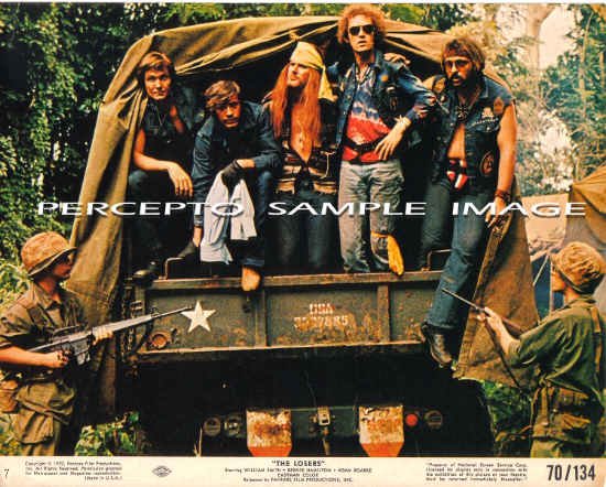 The LOSERS ~ Original '70 BIKER GANG Movie Photo ~ WILLIAM SMITH