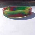 Multi Colored Autism Awareness Puzzle Pieces ADULT Bracelet with words Autism
