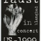 Faust 1999 US Concert Tour Handbill