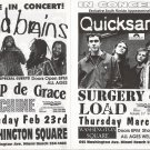 Bad Brains 1993 Miami Beach Punk Concert Flyer Handbill