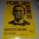 Pearl Jam 2000 Manchester UK Concert Handbill