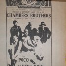 Chambers Brothers Poco Albert King 1969 Newspaper Concert AD LED ZEPPELIN
