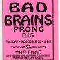 Bad Brains Prong 1993 Ft. Lauderdale FL Concert Handbill