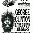 George Clinton P-Funk All Stars 1996 NYC Concert handbill