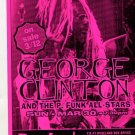 George Clinton P-Funk All Stars 1997 NYC Concert handbill