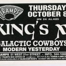 KING'S X 1998 Tramps NYC Concert Handbill